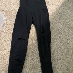 American eagle ripped leggings